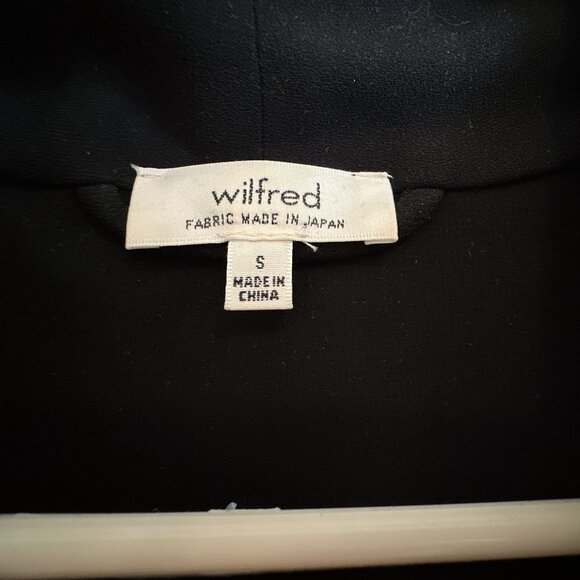 Aritzia Wilfred V-Neck Black Sleeveless Dress - Picture 2 of 5